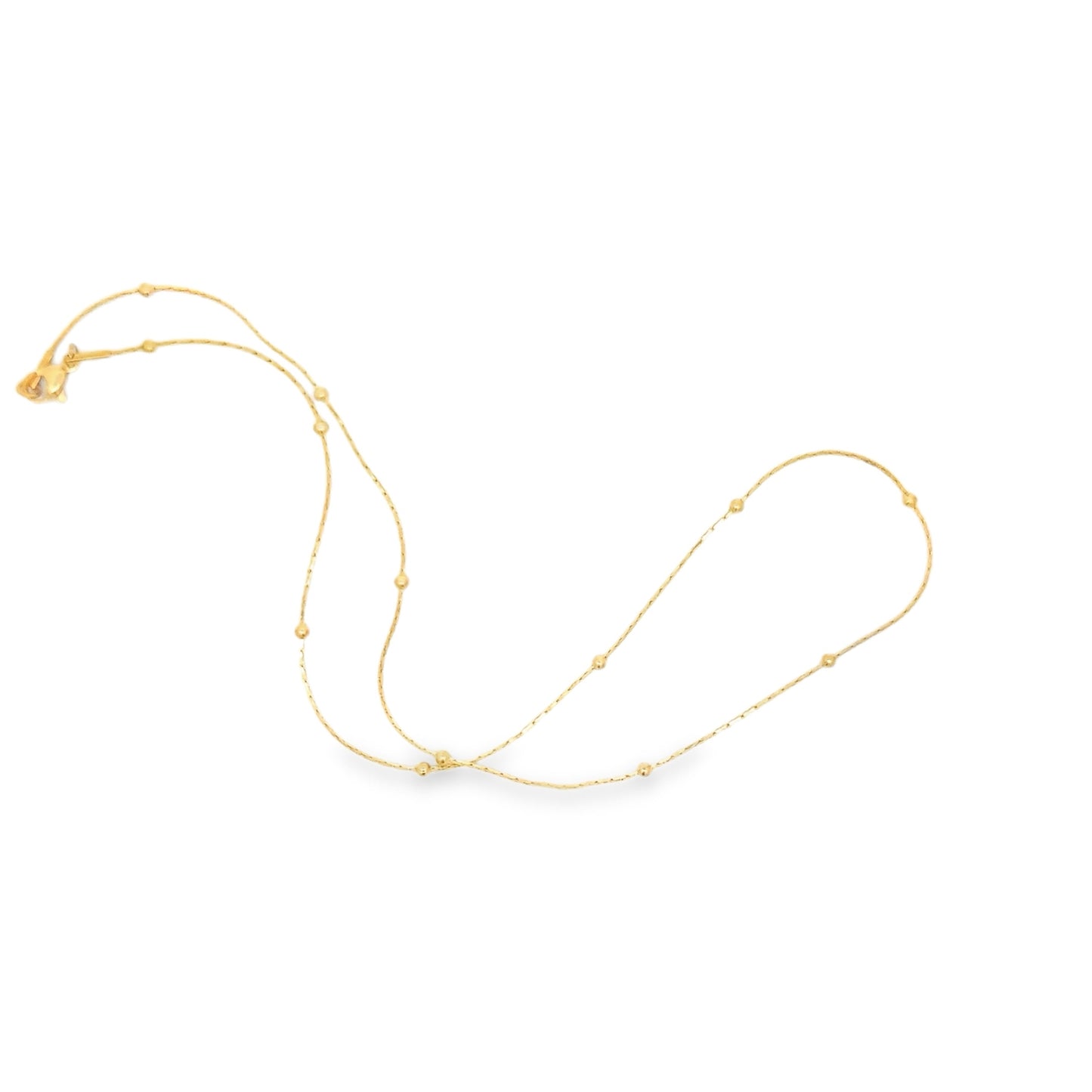 Rope Bobble Chain Necklace