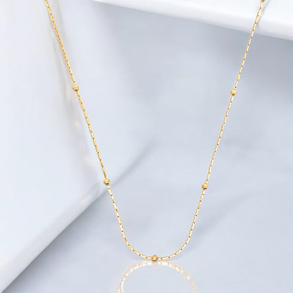 Rope Bobble Chain Necklace