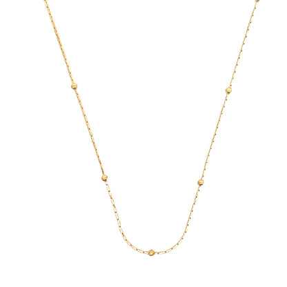 Rope Bobble Chain Necklace