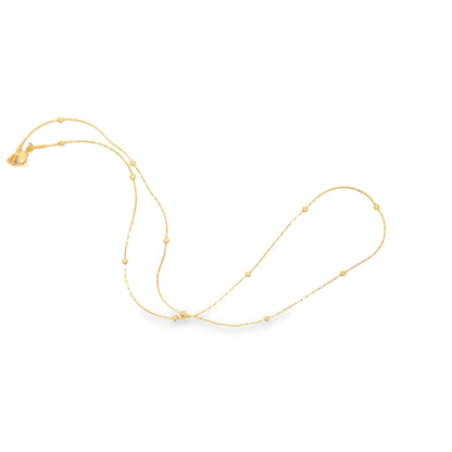 Rope Bobble Chain Necklace
