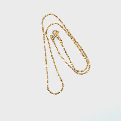 Fine Rope Chain Necklace